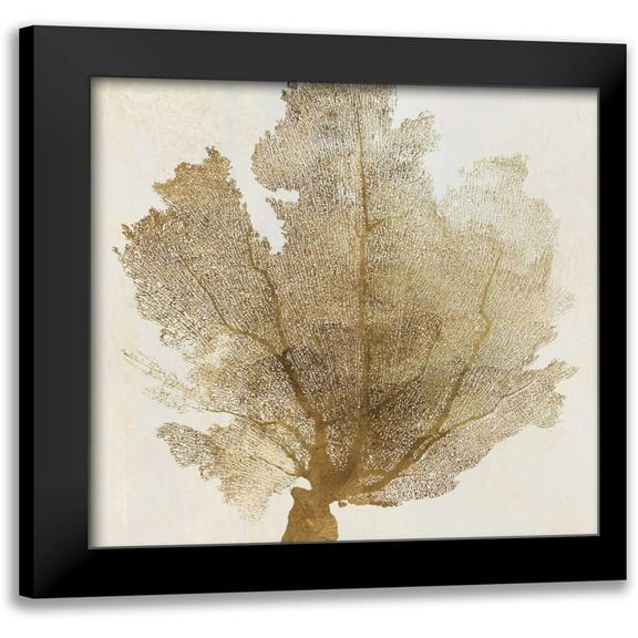 Wilson, Aimee 12x12 Black Modern Framed Museum Art Print Titled - Luxe Coral II