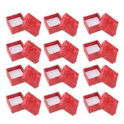 12 Pcs Ring Box Gift Boxes Jewelry Case Rings Storage Joyero Para Mujer Necklace Packaging Holder