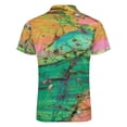 thumbnail image 5 of Vesuvius Volcano Pyroxene Rock Thin Section Microscope Photograph Men Zipper T-shirt Summer Casual Short Sleeve T-shirt Top, 5 of 7