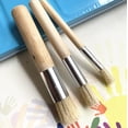 thumbnail image 2 of Pincel de pelo de cerdo, plantilla de pintura hueca de 3 piezas, herramienta de pincel para pintar, pintura acrílica al óleo, pincel de aceite de acuarela, 2 of 5