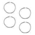 thumbnail image 3 of 25pcs Loose Leaf Binder Rings Metal Scrapbooking Book Ring Keychain Clip Holder for Photo Paper Organization, 3 of 8
