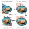 thumbnail image 2 of XDDJA Dandelion Set of 8 Round Coaster for Drinks, Absorbent Ceramic Stone Coasters Cup Mat with Cork Base for Home Kitchen Room Coffee Table Bar Decor, 2 of 5