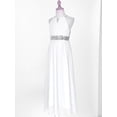 thumbnail image 3 of inhzoy Kids Girls Shiny Sequins Pleated Party Junior Bridesmaid Dress, 3 of 8