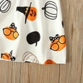 thumbnail image 5 of Dresses For Girls Toddler Kids Baby Pumpkin Print Headbands Outfits Dress 4 Years-5 Years, 5 of 7