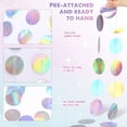 thumbnail image 3 of 10PCS Glitter Paper Circle Dots Circle Garlands Coin Garland Hanging Banners Dot Streamer Backdrop Background Decor for Birthday Baby Shower Wedding Party, 3 of 7