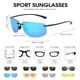 thumbnail image 5 of Gafas Deportivas JIM HALO Polarizadas TR90 sin Montura para Hombre y Mujer, 5 of 8