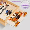 thumbnail image 4 of Happy Thanksgiving Siamese Welcome Thankful Fall Autumn Pumpkin Acrylic Plaque with Wood Photo Frame Box Cat Lover Kitten Owner Gifts Light Box - 02021, 4 of 5