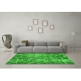 thumbnail image 3 of Ahgly Company Indoor Rectangle Abstract Green Modern Area Rugs, 5' x 7', 3 of 4