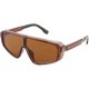 thumbnail image 1 of Retro One Piece Aviator Square Sunglasses Sport Siamese Shades Goggles For Men Women B2722, 1 of 5