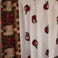 thumbnail image 3 of Cotton Curtain Fruits Print 56 Inch Wide Orchard Grown Apples, 3 of 3