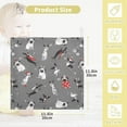 thumbnail image 2 of Dreamtimes Funny Winter Dogs Baby Muslin Washcloths Face Towel, 3 PCS Christmas Burp Cloths Cotton Wipes Infant Wash Cloth for Newborn Boys Girls 12x12 inches, 2 of 7