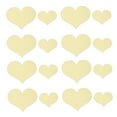 thumbnail image 4 of OUNONA Romantic Heart Shaped Wall Stickers Self Adhesive Acrylic Decorative Mirror for Home Decor Golden, 4 of 8