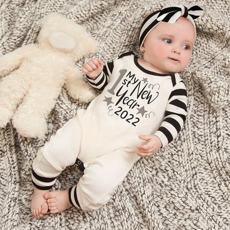 

Aayomet Baby Rompers Girl Baby Bodysuit Winter Baby Girls Boys Clothes Crewneck Sweatshirt Long Sleeve Romper Bodysuit Pullover Oversized Autumn Tops White 12-18 Months