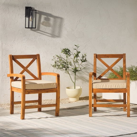 X Back Chair w/ Cushions 2 pack
