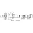 thumbnail image 3 of Dana Spicer 2-3-8001KX Drive Shaft Transmission Slip Yoke Assembly 1310 Series, 3 of 4