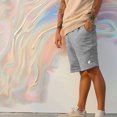 thumbnail image 5 of Dalix Ghost Relaxed Fleece Sweat Elastic Short Soft Mens in Athletic Heather S Small, 5 of 5