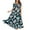 Black, variant on Women Casual Loose Bohemian Floral Short Sleeve Long Maxi Summer Beach Swing Dress for Outdoor Activities and Relaxed Style,Black L