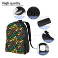 thumbnail image 5 of Honeii Pineapple Fruit Colorful Print Laptop Backpack for Work, College, Travel, Daily Backpacks for Men Women, Sport Rucksack,Computer Bag, 5 of 8
