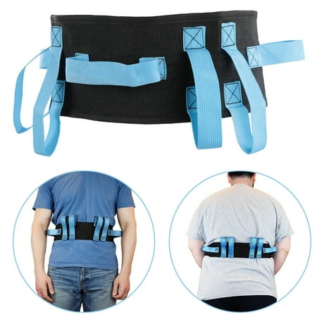 Ymiko Patient Belt, Gait Belt,Gait Belt Transfer & Walking Moving Tool with Hand Grips Quick-Release Buckle Patient