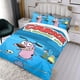 thumbnail image 3 of Coraje, el Perro Cobarde Conjunto de sábanas temático, trío de piezas, cómodo y amigable con la piel, diseño único, regalo de decoración para el hogar para familiares, amigos y fans,135cm *200cm, 3 of 6
