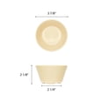 thumbnail image 2 of Excellante Nustone Tan Melamine Dinnerware Collection 3.875 Inch - 8 Oz Bouillon Cup, Comes in Dozen, 2 of 3