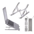 thumbnail image 1 of Soporte para computadora portátil de aleación de aluminio CNC Soporte plegable para computadora portátil con bolsa de transporte Elevador ajustable para computadora portátil de escritorio Sweethay EL013401-01, 1 of 5