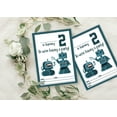thumbnail image 4 of Darling Souvenir White Birthday Invitation Card 28 Pcs Fill or Write In Blank Invites Printable Party Supplies 5 x 7 Inches, 4 of 5