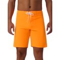 thumbnail image 1 of INSPIRAR CHIC Pantalones Cortos de Verano para Hombre de Color Sólido con Cintura Ajustable 38 Amarillo, 1 of 6