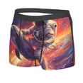 thumbnail image 2 of Daiia Astronaut Dolphin Men's Underwear Boxer Briefs, Cotton Stretch Moisture-Wicking Underwear-Large, 2 of 9
