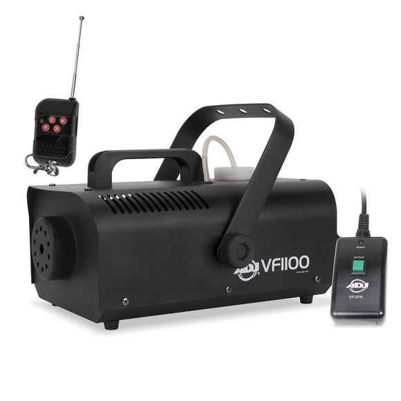 American DJ VF1100 1000W 1 Litre Machine de Brouillard de Fumée Mobile de Taille Moyenne avec Télécommandes