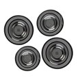 thumbnail image 4 of Car Door Audio Speaker Tweeters Grille Frame Cover Stainless Steel Front Rear Replacement For Hyundai Aini Krypton 5 IONIQ +, 4 of 4
