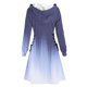 thumbnail image 3 of Women's Halloween Dress Casual Women Long Sleeve Autumn Dress Drawstring Hoodie Dress, 3 of 4