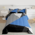 thumbnail image 2 of Castle Fairy Minimalism Triangle Full Size Comforter Sets,Geometric Bedding Sets, 2 of 8