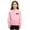 Pink, variant on Bixock Toddler Boys and Girls Tops,Kids Long Sleeve Tops Valentine Heart Print Fleece Lined Round Neck Sweatshirt for Boys Girls 2-12Y Tops
