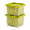 thumbnail image 2 of Organizadores de armario y almacenamiento Caja de almacenamiento de condimentos de cocina Refrigerador Caja de conservación de ingredientes frescos pequeños Caja de preparación con tapa Caja de conser, 2 of 6