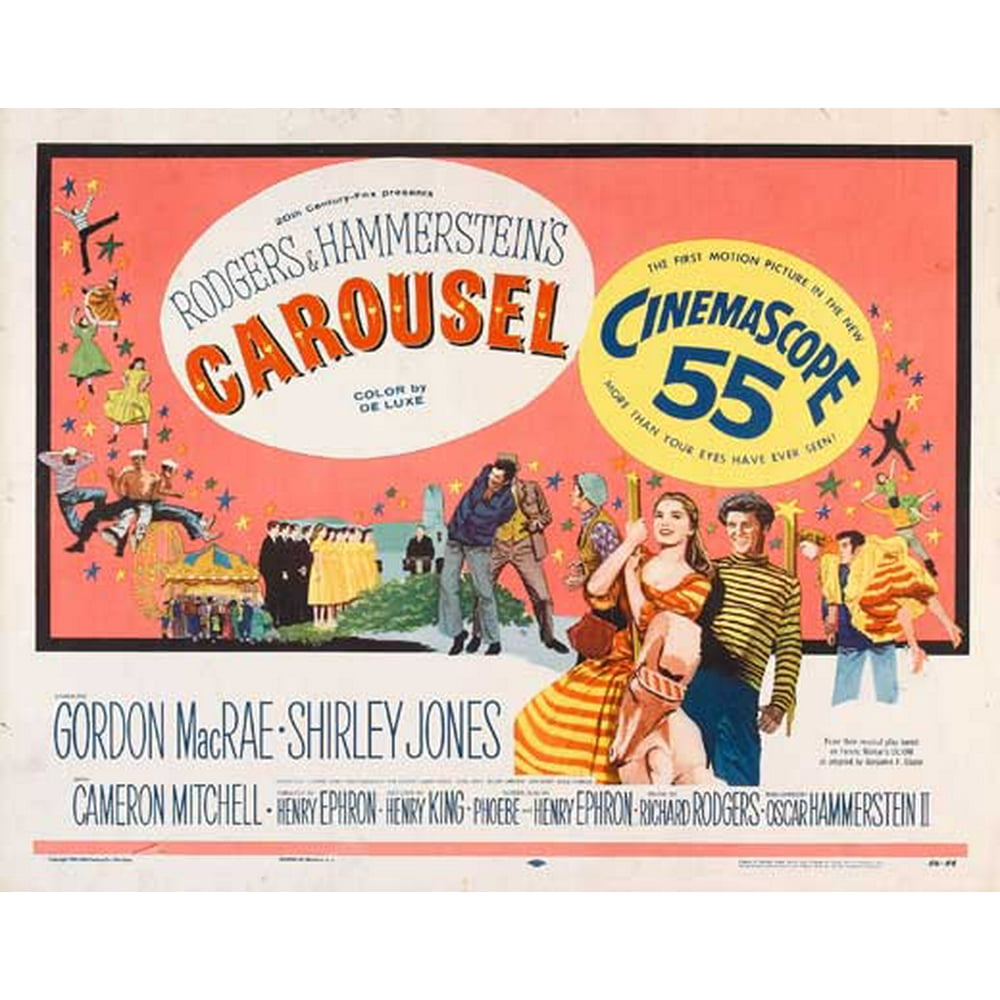 Carousel movie POSTER (Half Sheet Style A) (22" x 28") (1956