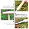 thumbnail image 4 of SHINYPASING 2pcs Garden Hole Digging Tools Wood Color for Gardening Use, 4 of 8