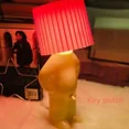 thumbnail image 2 of Claeted Lampe de Table Créative Garçon Coquin Plis LED Uniques Éclairage de Lecture Veilleuse de Chevet Cadeau pour Enfants, 2 of 4