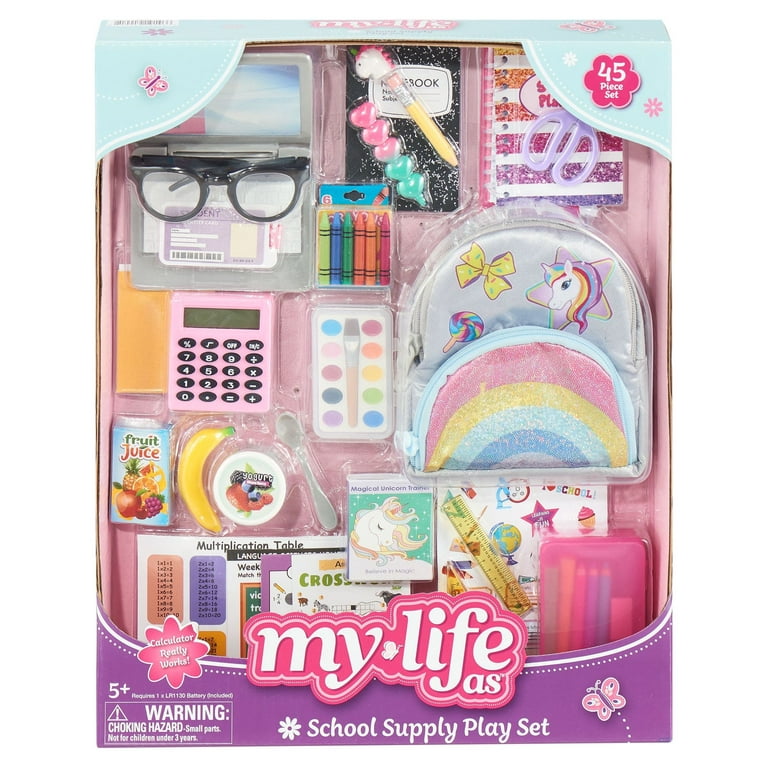 My Life As School Supply Play Set for 18 Inch Dolls