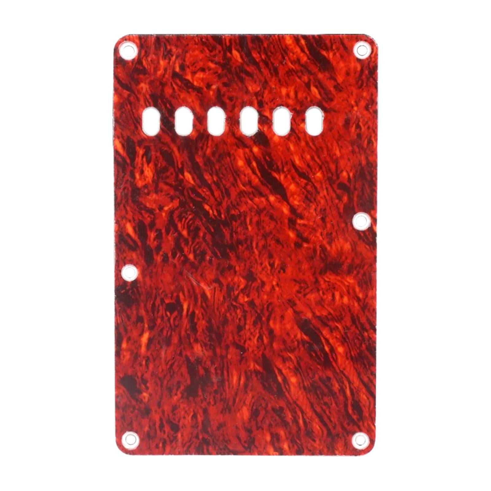 6 Holes Guitar Tremolo Cavity Cover Back Plate Electric Guitar