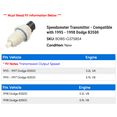 thumbnail image 2 of Speedometer Transmitter - Compatible with 1995 - 1998 Dodge B3500 1996 1997, 2 of 2