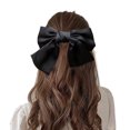 thumbnail image 1 of Horquilla con lazo grande, horquilla con lazo de satén, horquilla de seda para niña, accesorios para el cabello encantadores 2993, 1 of 7