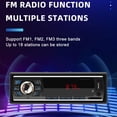 thumbnail image 4 of Receptor Reproductor MP3 para Coche Multifunción, Micrófono Integrado, Estéreo Multimedia, Macarena Reproductor de audio para automóvil, 4 of 8