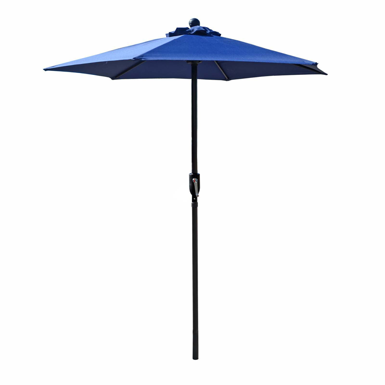 Patio Umbrella Outdoor Table Umbrella w/ 6 Sturdy Ribs & Crank 6.5ft Red 
