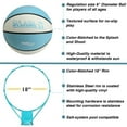 thumbnail image 3 of Dunn-Rite Products 23" - 53" Adjustable Pool Basketball Hoop, Weatherproof, 43"x 29" Backboard, 200lbs Base, White Aqua Color (Teen and Adults), 3 of 7