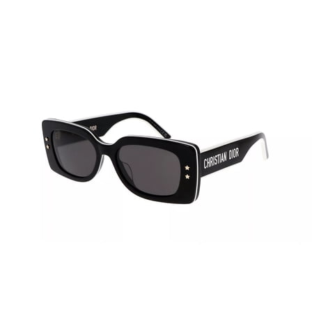 Dior Pacific S1U 10A0 Sunglasses Black White Grey Lens