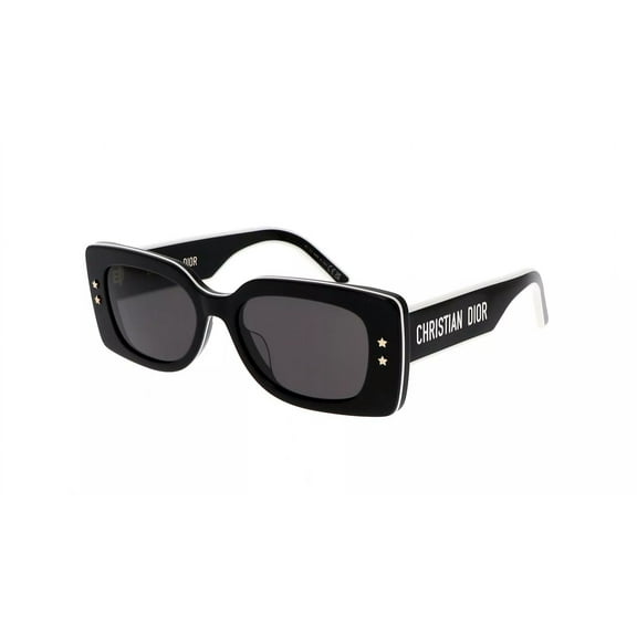 Dior Pacific S1U 10A0 Sunglasses Black White Grey Lens