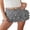 Black, variant on LMLYSoH Women Skirts, Elegant High Waist Layered Summer Plaid Shorts Streetwear for Club Party