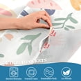 thumbnail image 5 of Yayeee Kitchen Curtains Tier Set of 2 Light Filtering 57"x36" Over Sink Window Panels, Pink Easter Eggs, 5 of 7