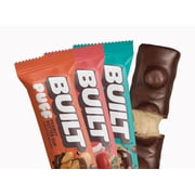 BUILT Bar Puff Protein Snack Bars, Protein Variety Pack, Breakfast Bars & Snacks - 12 Pack